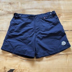 Moncler Navy Swim Suit/Trunks Small (adjustable)